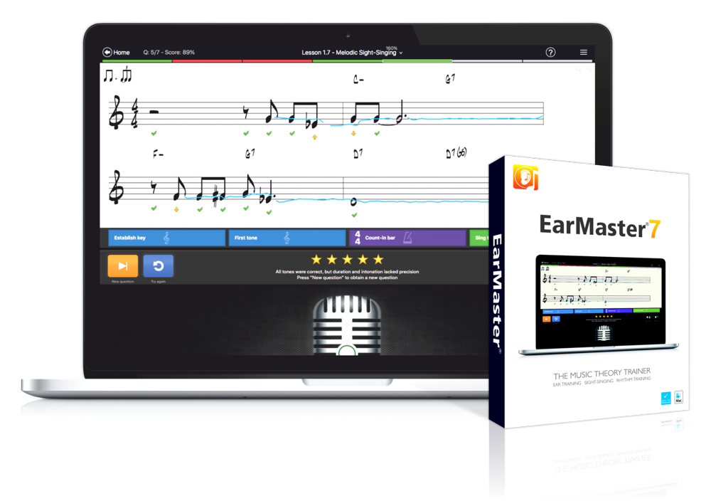 EarMaster 7 laptop and box