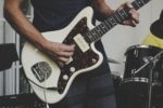 electric guitar player